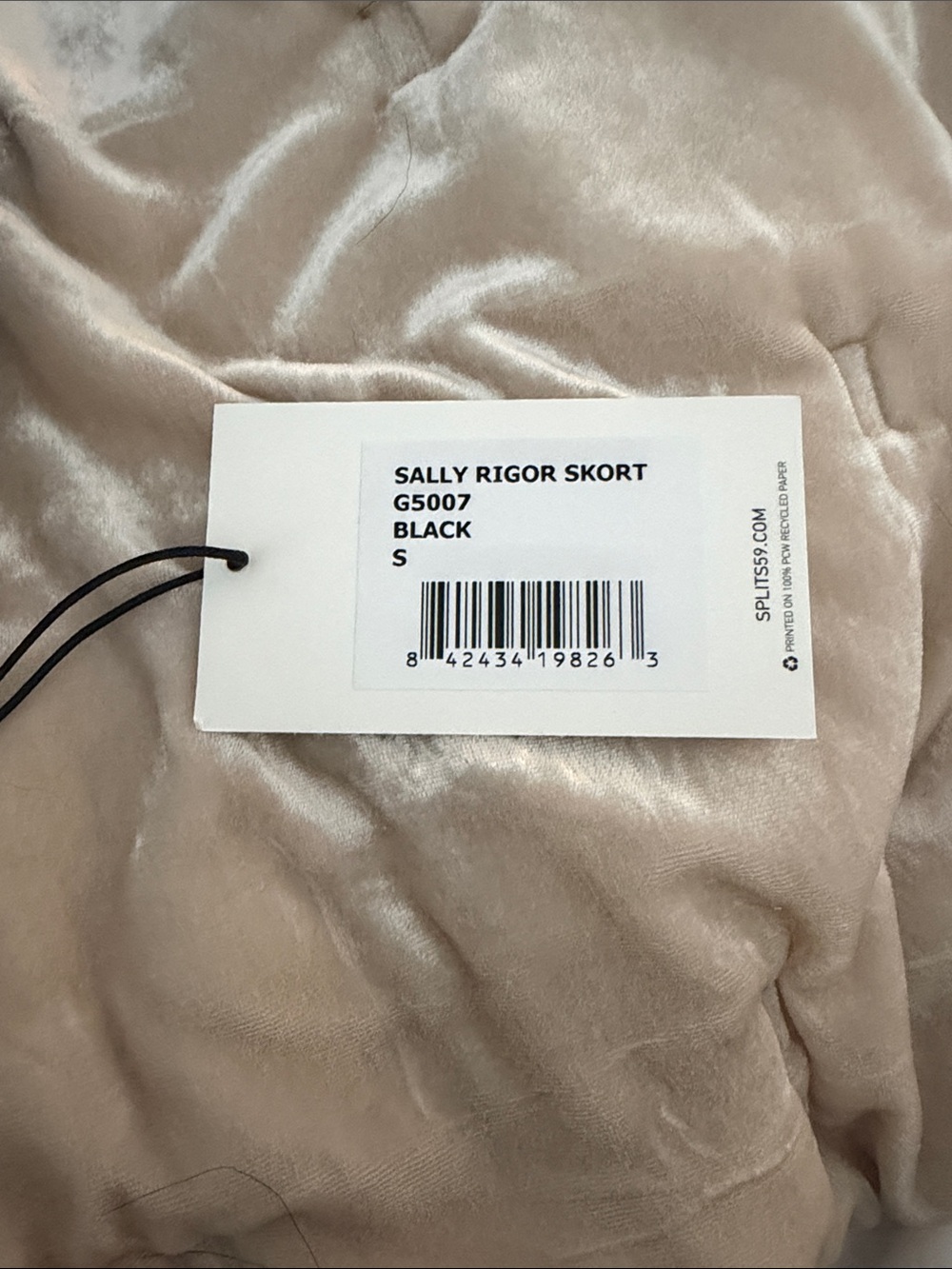 Splits59 Sally Rigor Black Ruched Mini Skirt - Picture 5 of 5